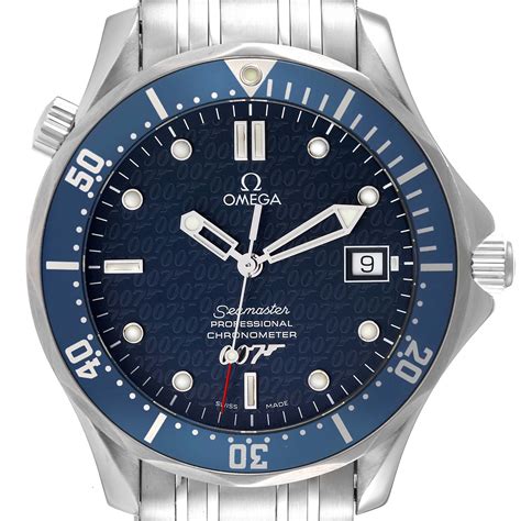 omega seamaster james bond blue